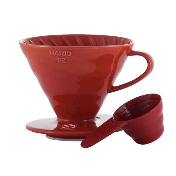 Drip Hario ceramiczny V60-02 Czerwony